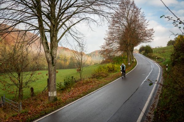 Fietstocht van noord naar zuid